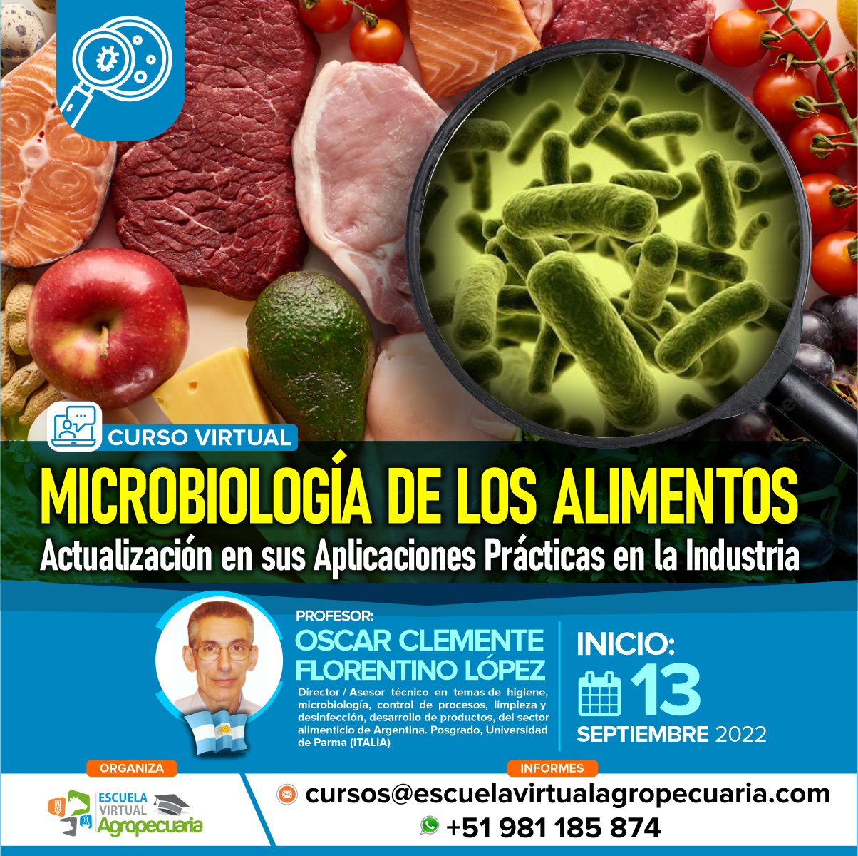Curso Virtual Microbiología De Los Alimentos Actualización En Sus