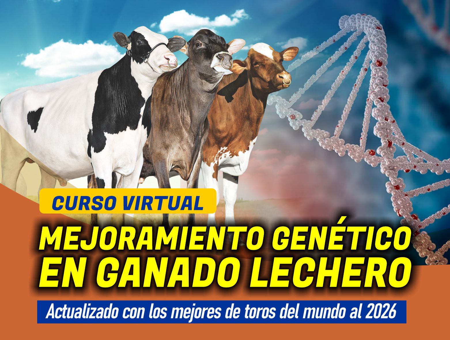 Curso Virtual: Mejoramiento Genético en Ganado Lechero 2026