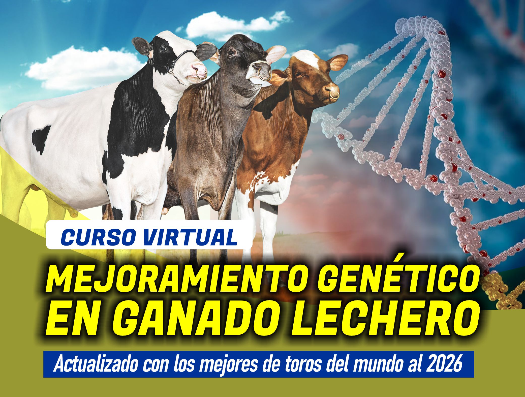 Curso Virtual: Mejoramiento Genético en Ganado Lechero 2026